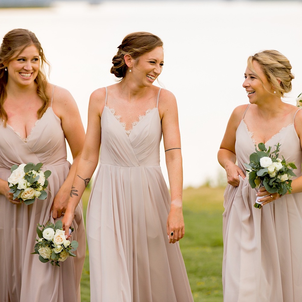 Taupe Bridesmaid Dress